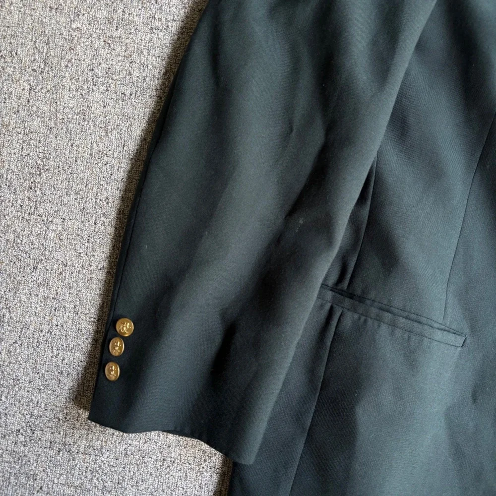 Jack Nicklaus Blazer Mens 46L Tournament Series Green Gold Button Gayfers USA